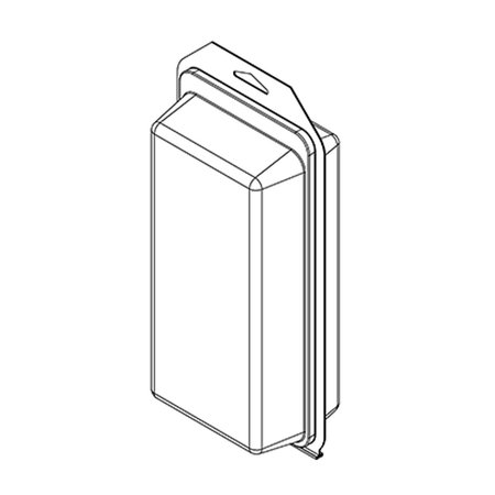 VISIPAK Thermoform-CLAMSHELL-#506-10.938-5.250-8.438-3.813-3.063-0.020-CLEAR, 300PK 506TF